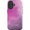 Purple Space Marble iPhone 16 Plus Impact Case